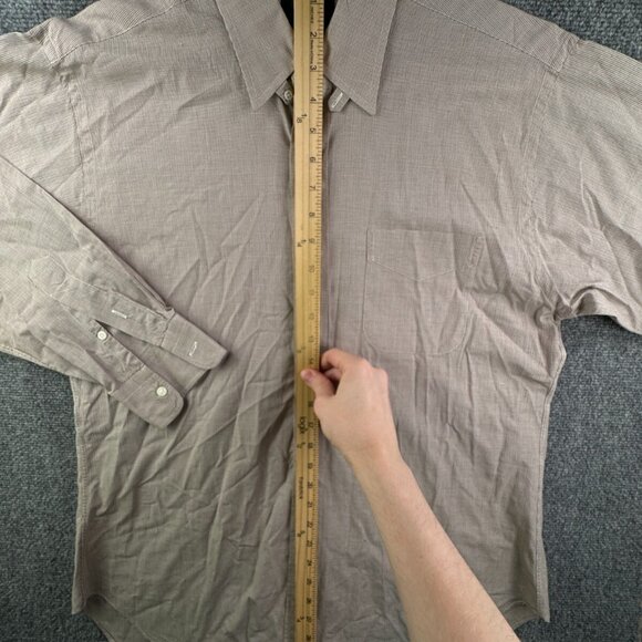 Gitman Bros Stanley Welch Clothiers Button Up Long Sleeve Cotton 15.5 32 USA - Picture 3 of 13